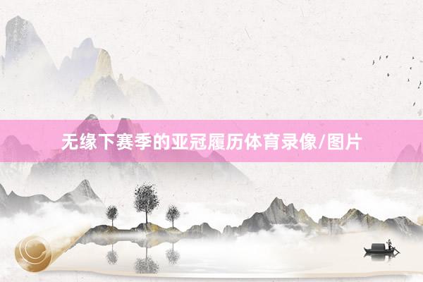 无缘下赛季的亚冠履历体育录像/图片