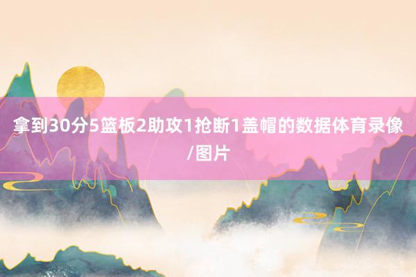 拿到30分5篮板2助攻1抢断1盖帽的数据体育录像/图片