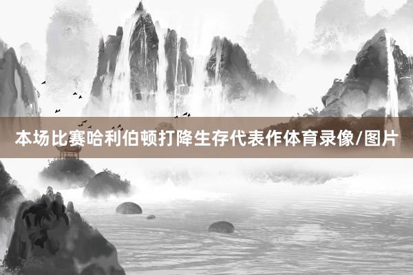 本场比赛哈利伯顿打降生存代表作体育录像/图片