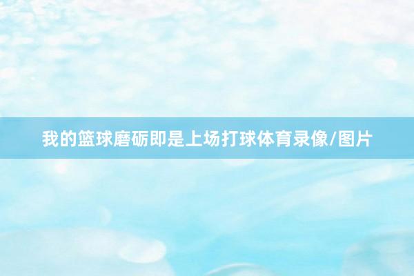 我的篮球磨砺即是上场打球体育录像/图片