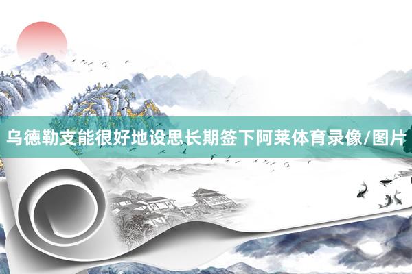 乌德勒支能很好地设思长期签下阿莱体育录像/图片