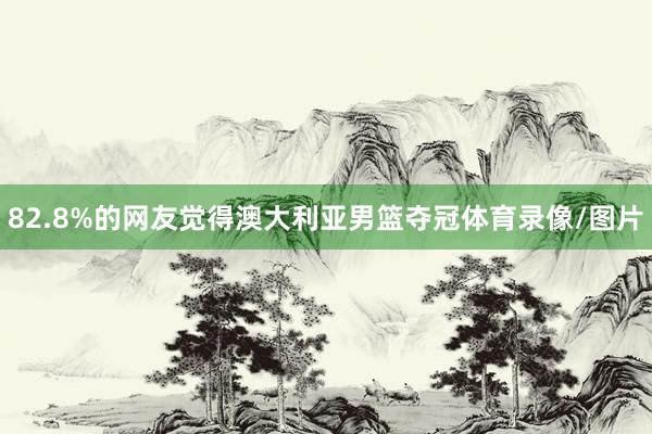 82.8%的网友觉得澳大利亚男篮夺冠体育录像/图片
