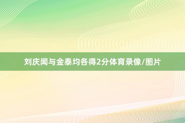 刘庆闻与金泰均各得2分体育录像/图片