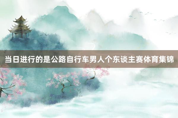 当日进行的是公路自行车男人个东谈主赛体育集锦