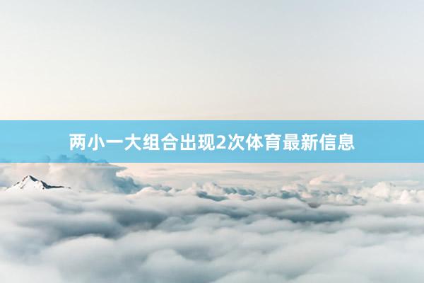 两小一大组合出现2次体育最新信息