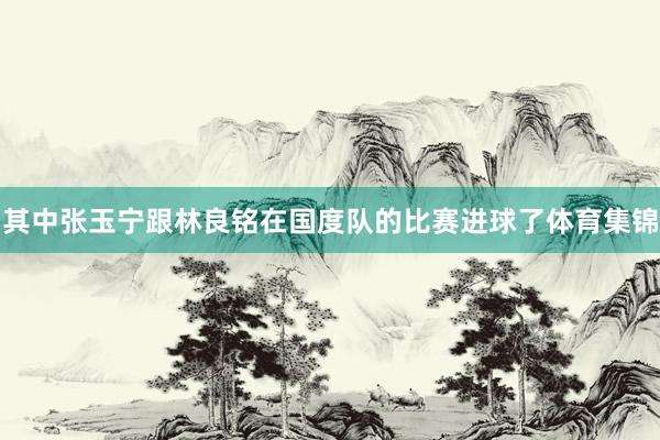 其中张玉宁跟林良铭在国度队的比赛进球了体育集锦