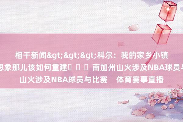 相干新闻>>>科尔：我的家乡小镇被绝对毁坏了 我难以思象那儿该如何重建			南加州山火涉及NBA球员与比赛    体育赛事直播