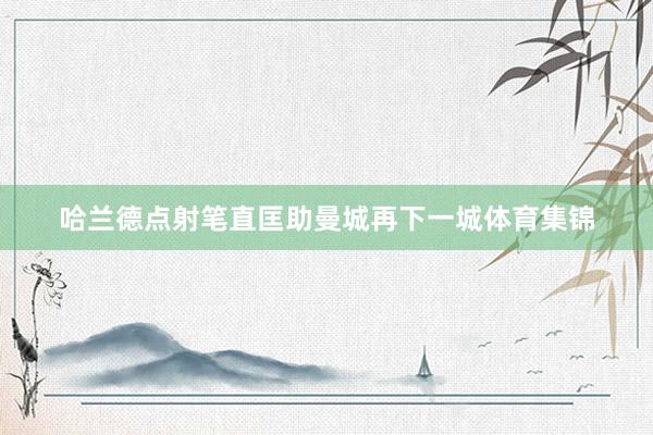 哈兰德点射笔直匡助曼城再下一城体育集锦