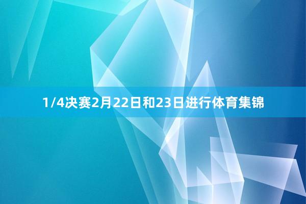 1/4决赛2月22日和23日进行体育集锦